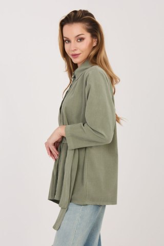 Koszula Damska Model IT-KS-FL10188.27 Khaki - Rue Paris