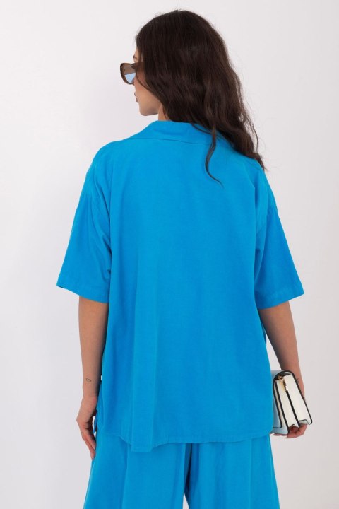 Koszula Damska Model IT-KS-FL10320.12 Blue - Italy Moda