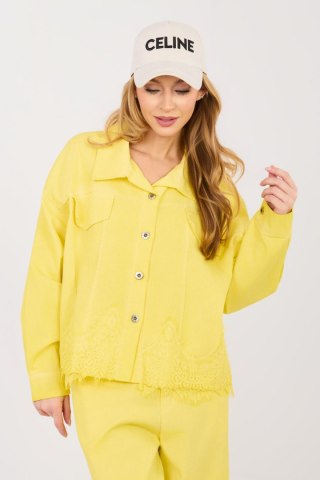 Kurtka Damska Model IT-KR-FL10001.54 Yellow - Rue Paris