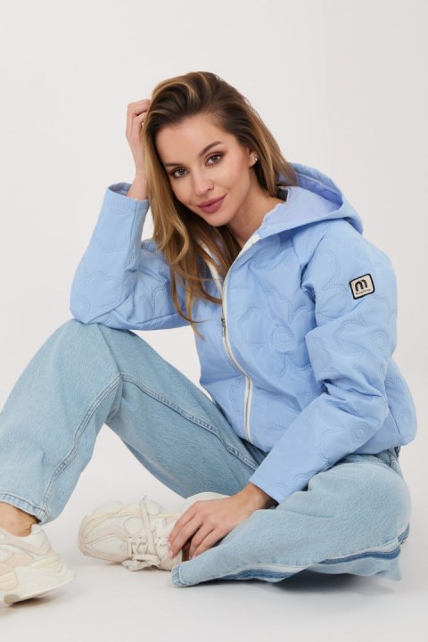 Kurtka Damska Model IT-KR-FL10126.00 Light Blue - Rue Paris