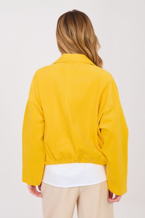 Kurtka Damska Model IT-KR-FL10163.10 Dark Yellow - Rue Paris