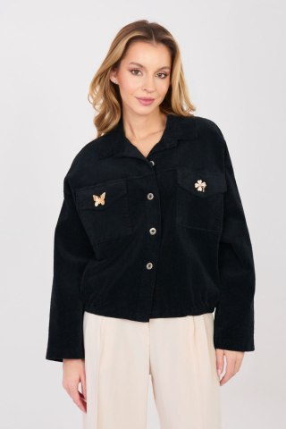 Kurtka Damska Model IT-KR-FL10163.46 Black - Rue Paris