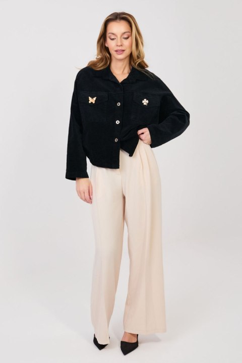 Kurtka Damska Model IT-KR-FL10163.46 Black - Rue Paris