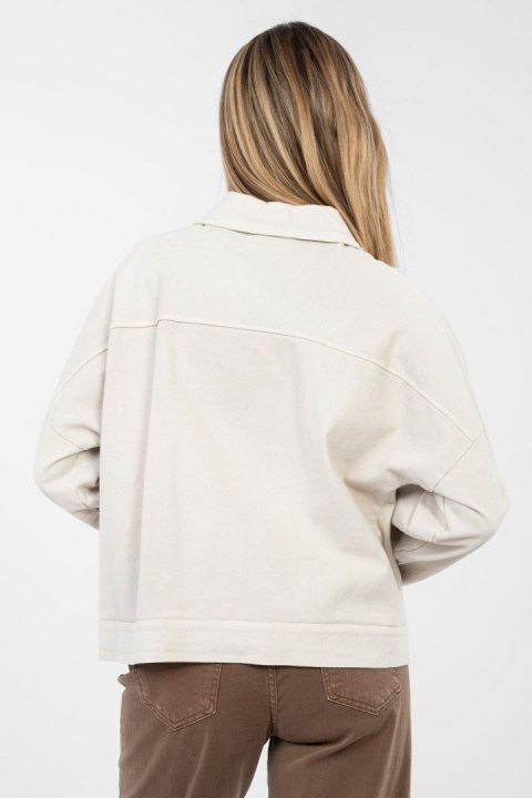 Kurtka Damska Model IT-KR-FL9568.29P Beige - Rue Paris