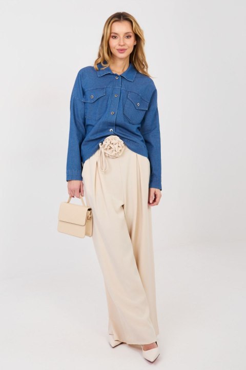 Kurtka Damska Model IT-KR-FL9568.29P Blue - Rue Paris