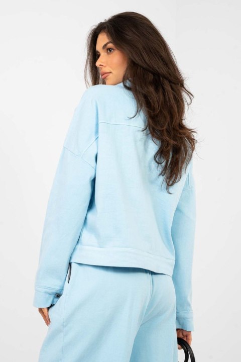 Kurtka Damska Model IT-KR-FL9568.29P Light Blue - Rue Paris