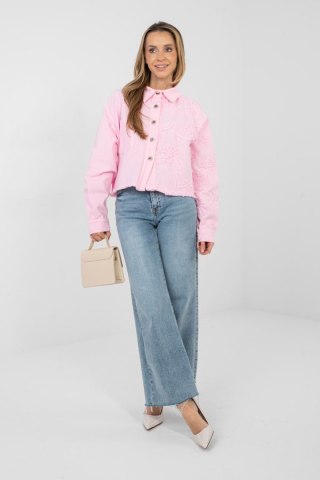 Kurtka Damska Model IT-KR-FL9993.77 Light Pink - Rue Paris