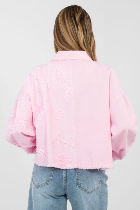 Kurtka Damska Model IT-KR-FL9993.77 Light Pink - Rue Paris