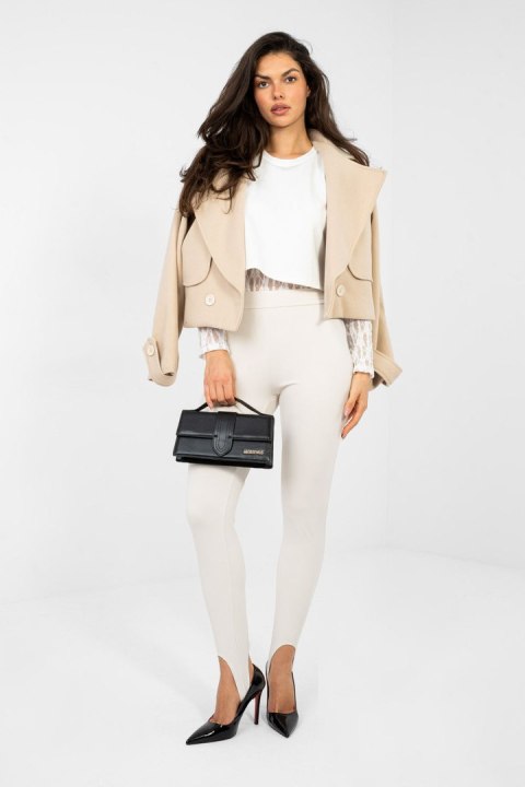 Legginsy Model MI-SP-K22.65 Light Beige - Rue Paris