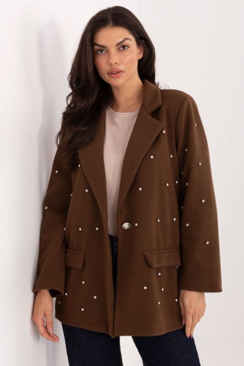 Marynarka Model IT-MA-18365.97 Brown - Italy Moda