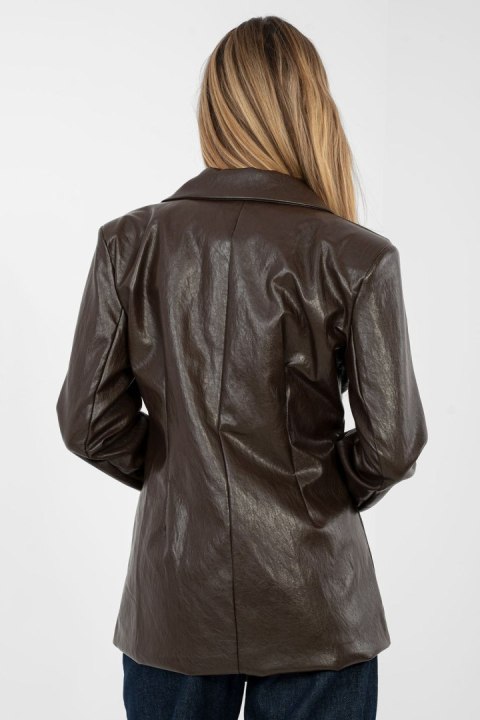 Marynarka Model IT-MA-FL10090.81 Dark Brown - Rue Paris