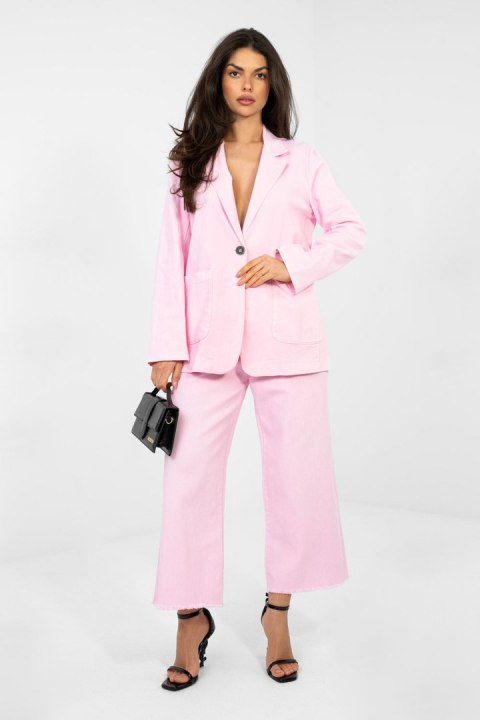 Marynarka Model IT-MA-FL7703.49 Light Pink - Rue Paris