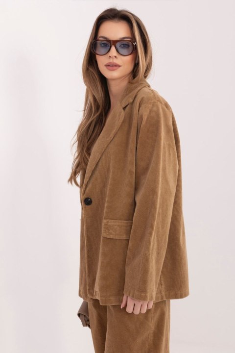 Marynarka Model IT-MA-FL9958.90 Camel - Rue Paris