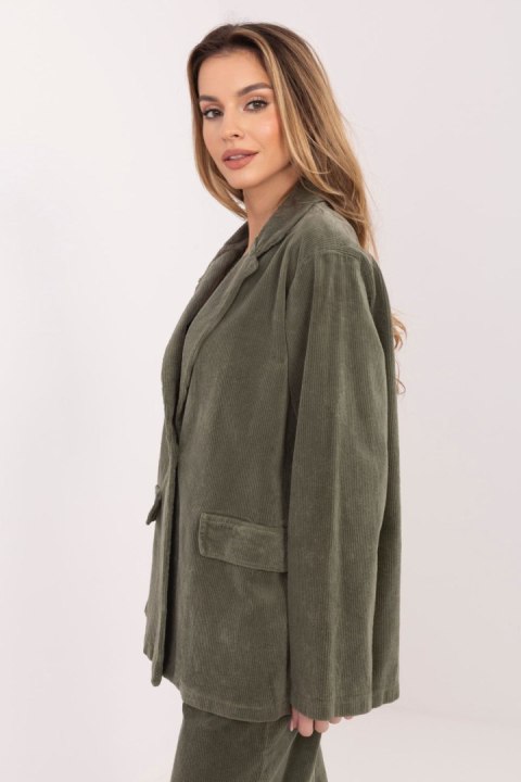 Marynarka Model IT-MA-FL9958.90 Khaki - Rue Paris