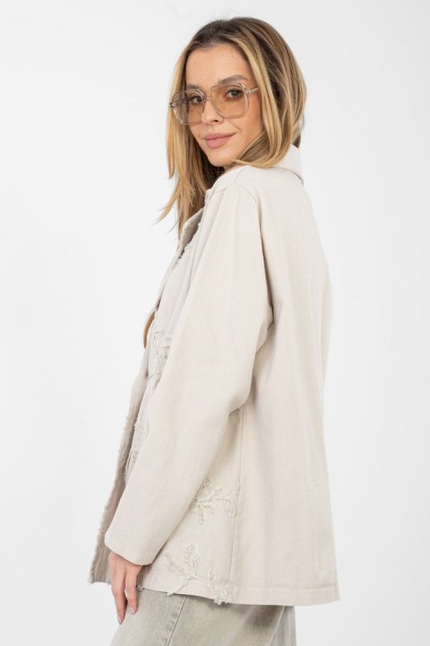 Marynarka Model IT-MA-FL9992.97 Beige - Rue Paris