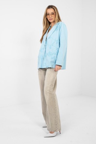 Marynarka Model IT-MA-FL9992.97 Light Blue - Rue Paris
