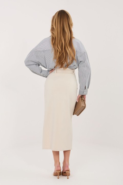 Spódnica Model IT-SD-FL7393-1.16 Light Beige - Rue Paris