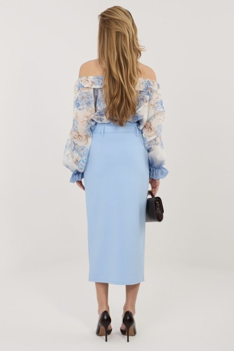 Spódnica Model IT-SD-FL7393-1.16 Light Blue - Rue Paris