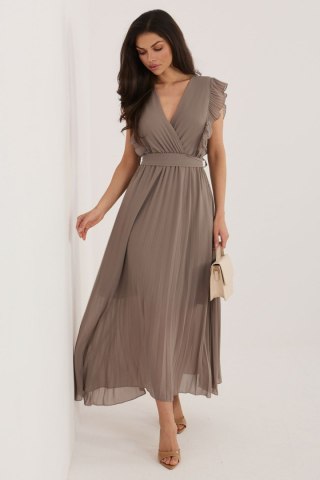 Sukienka Model IT-SK-13166.85 Dark Beige - Rue Paris