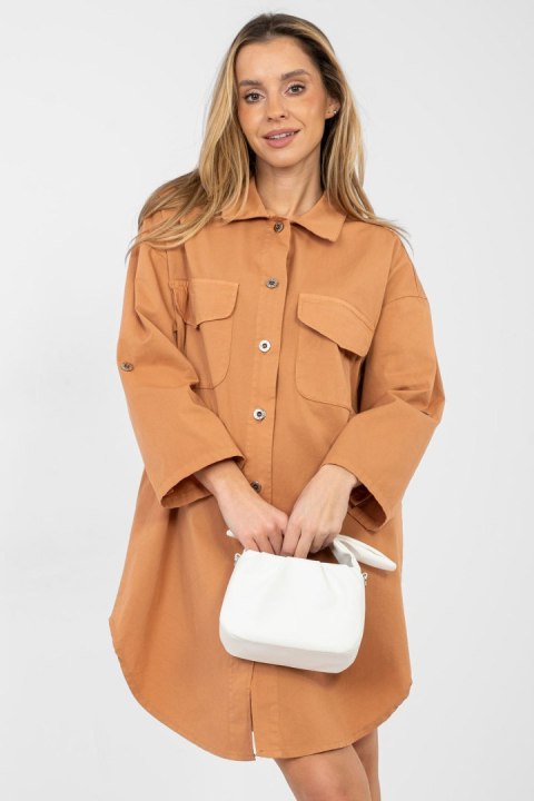 Sukienka Model IT-SK-FL6071.70 Dark Orange - Rue Paris