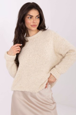 Sweter Damski Model MI-SW-WK32601.19 Light Beige - Italy Moda
