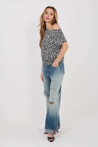 Bluzka Model D12110M02646E Black - Sublevel