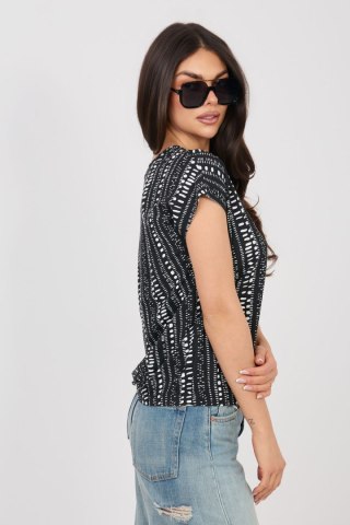 Bluzka Model D12110M02646F Black - Sublevel