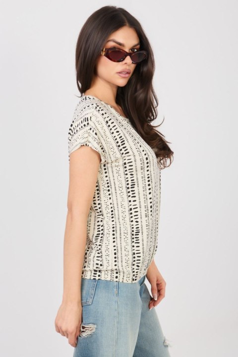 Bluzka Model D12110M02646F Light Beige - Sublevel