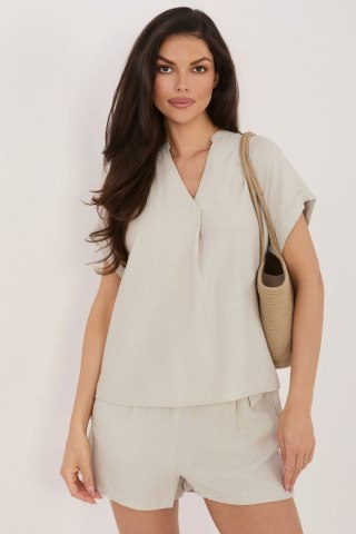 Bluzka Model D60103M11235B2 Light Beige - Sublevel