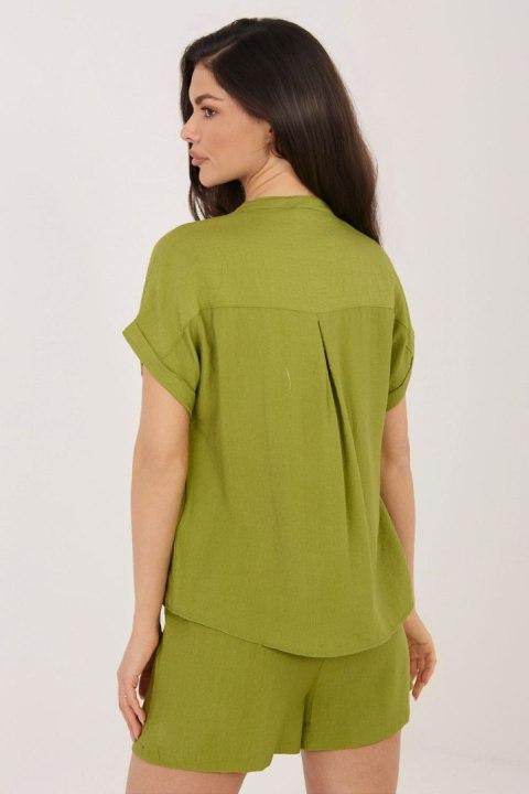 Bluzka Model D60103M11235B3 Oliwka - Sublevel
