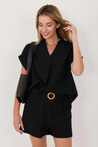 Bluzka Model D60103M11235B4 Black - Sublevel