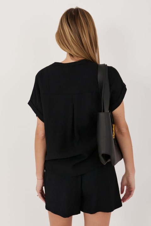 Bluzka Model D60103M11235B4 Black - Sublevel