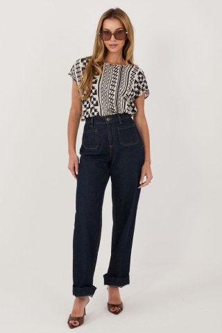 Bluzka Model D73771AG10978AA Navy - Sublevel