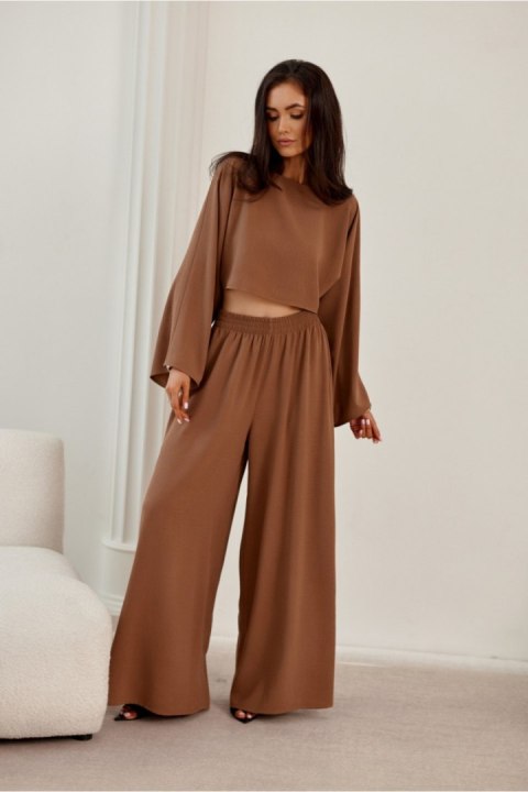 Bluzka Model Martina BRA BLU0216 Brown - Roco Fashion