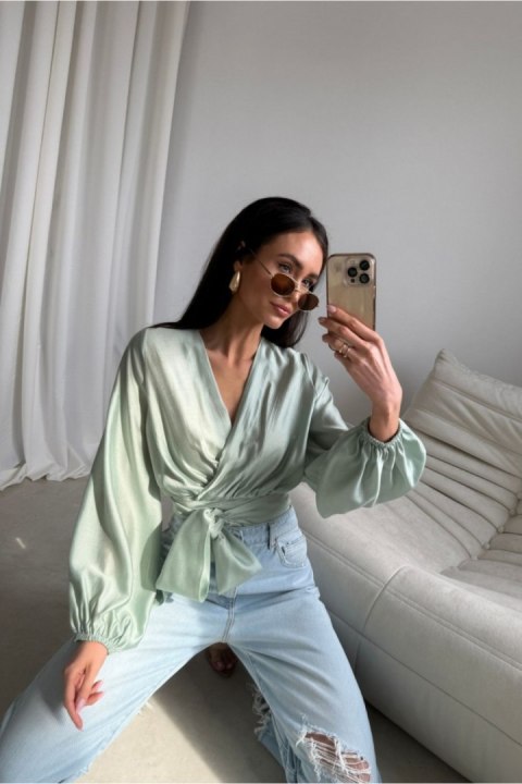 Bluzka Model Nerina MIE BLU0236 Mint - Roco Fashion