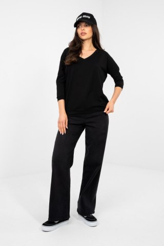 Bluzka Model RV-BZ-A1192.71 Black - Rue Paris