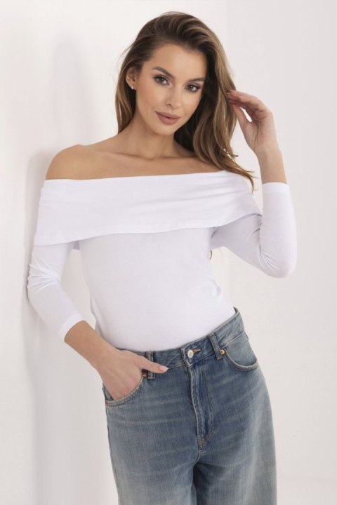 Bluzka Model RV-BZ-A1194.25 White - Rue Paris