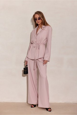 Koszula Damska Model Aveline ROZ BLU0231 Pink - Roco Fashion