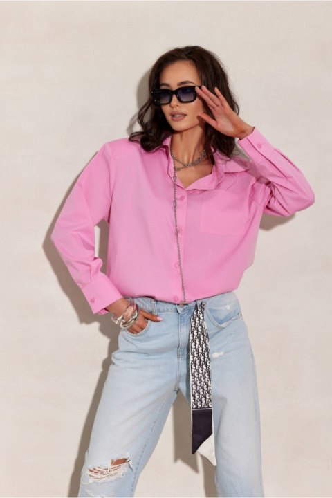 Koszula Damska Model Calista JAM BLU0229 Amarant - Roco Fashion