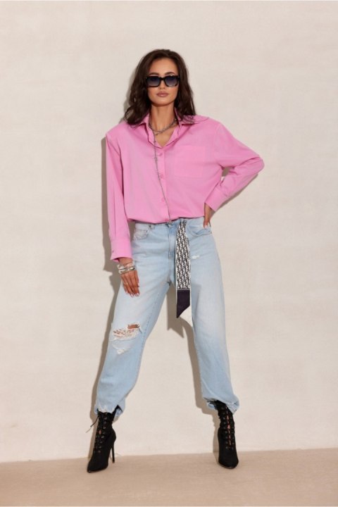 Koszula Damska Model Calista JAM BLU0229 Amarant - Roco Fashion