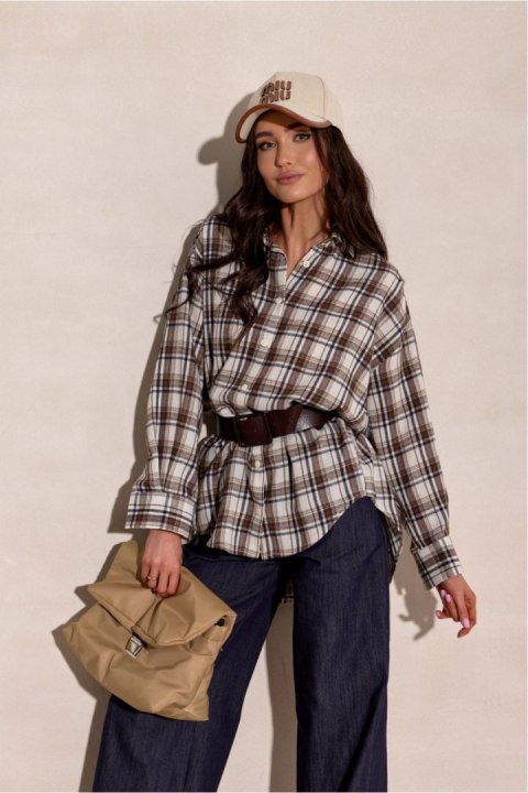 Koszula Damska Model Salina BLU0228 A47 Multicolor - Roco Fashion