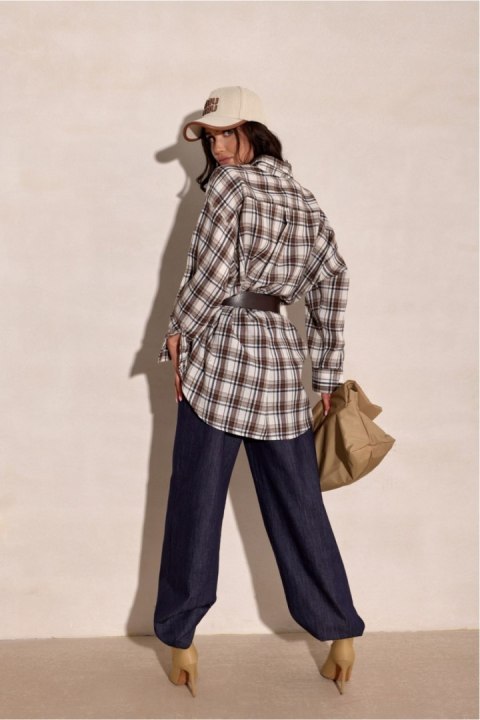 Koszula Damska Model Salina BLU0228 A47 Multicolor - Roco Fashion