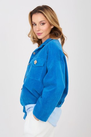 Kurtka Damska Model IT-KR-FL10163.46 Dark Blue - Rue Paris