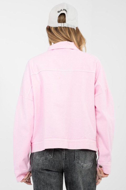 Kurtka Damska Model IT-KR-FL9568.29P Light Pink - Rue Paris