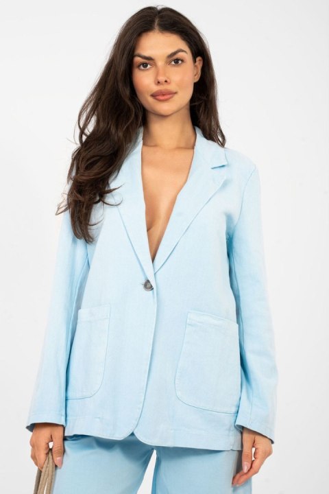 Marynarka Model IT-MA-FL7703.49 Light Blue - Rue Paris