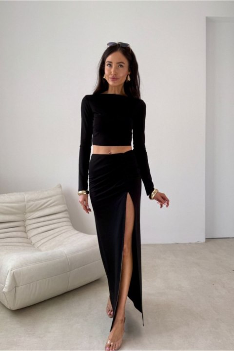 Spódnica Model Ottilia CZA SPO0066 Black - Roco Fashion