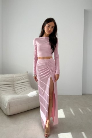 Spódnica Model Ottilia ROZ SPO0066 Pink - Roco Fashion