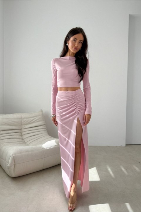 Spódnica Model Ottilia ROZ SPO0066 Pink - Roco Fashion