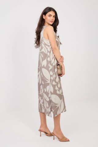 Sukienka Model D60105M30471A Dark Beige - Sublevel