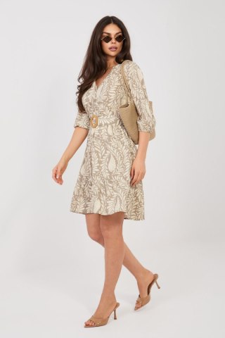 Sukienka Model D74516M30485A Dark Beige - Sublevel